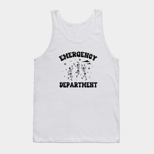 Er Nurse Halloween Spooky Emergency Department Tank Top